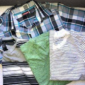 Bundle of Boys V Necks & Button Up (8/10)